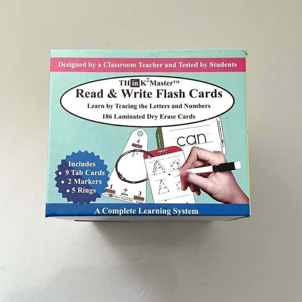 THINK2MASTER Read And Write Flash Cards Learning System - Picture 2 of 12